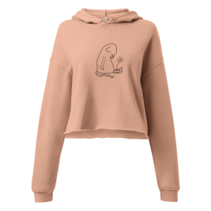 The Curious Gardener Cropped Hoodie One Size (XL)
