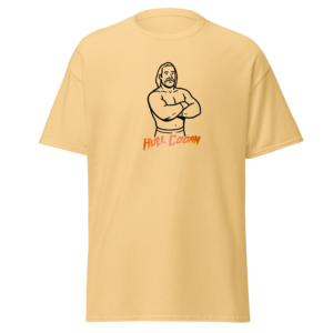Hulk Hogan Hulkamania Not Hulk Vintage Yellow
