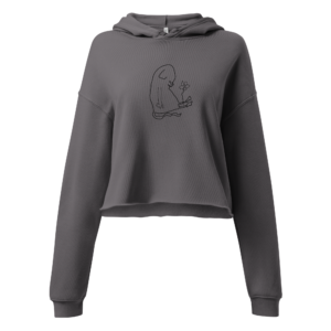 The Curious Gardener Storm Crop Hoodie