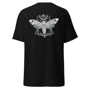 Moth Skull Black Tee