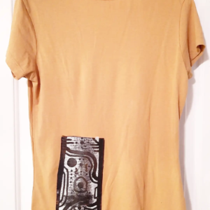 Onno Women's  Mustard Custard Temple Tee